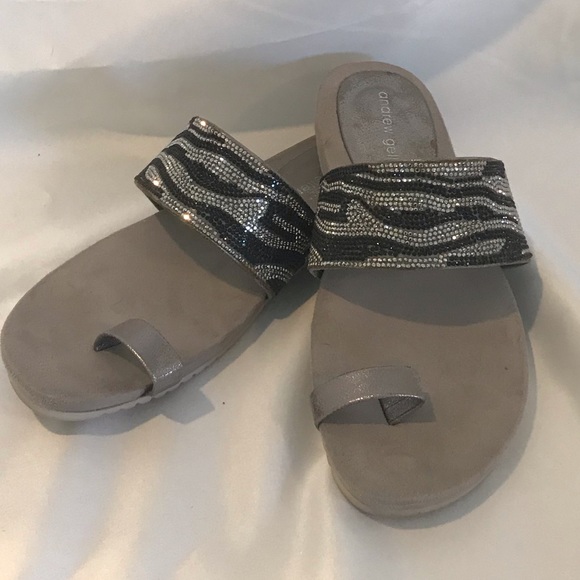 Andrew Geller Shoes - Andrew Geller beaded sandals